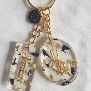Taurus Zodiac Horoscope Keychain W/ Constellation